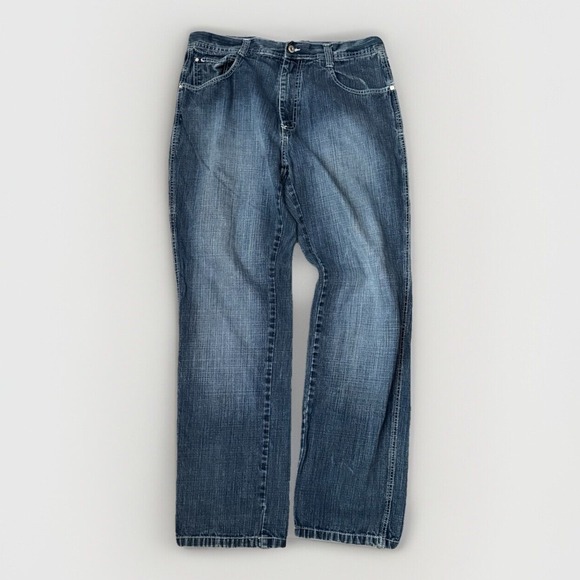 Southpole Denim Jeans Mens 36 x 32 Y2K Vintage Cyber‎ Goth Baggy
